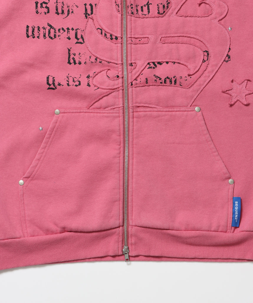 SEQUENZ（シークエンズ）】SQNZ ZIP P/K / ジップパーカー 裏起毛