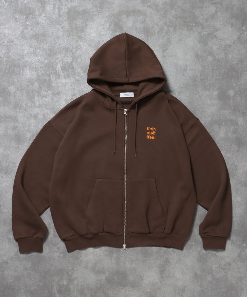FFEIN(フェイン)】ヘビーウエイトワンポイントロゴジップパーカー