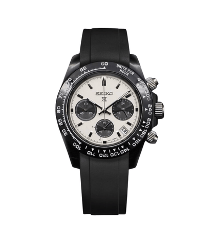 Seiko Mod Daytona All Black Speed Timer Panda – NeoLux Watch & Co