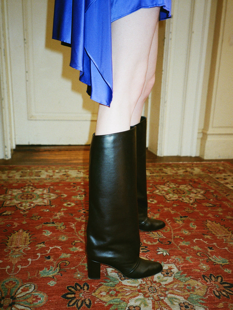 チャンキーヒールロングブーツ 7138/BOOT – NEBULONI E.