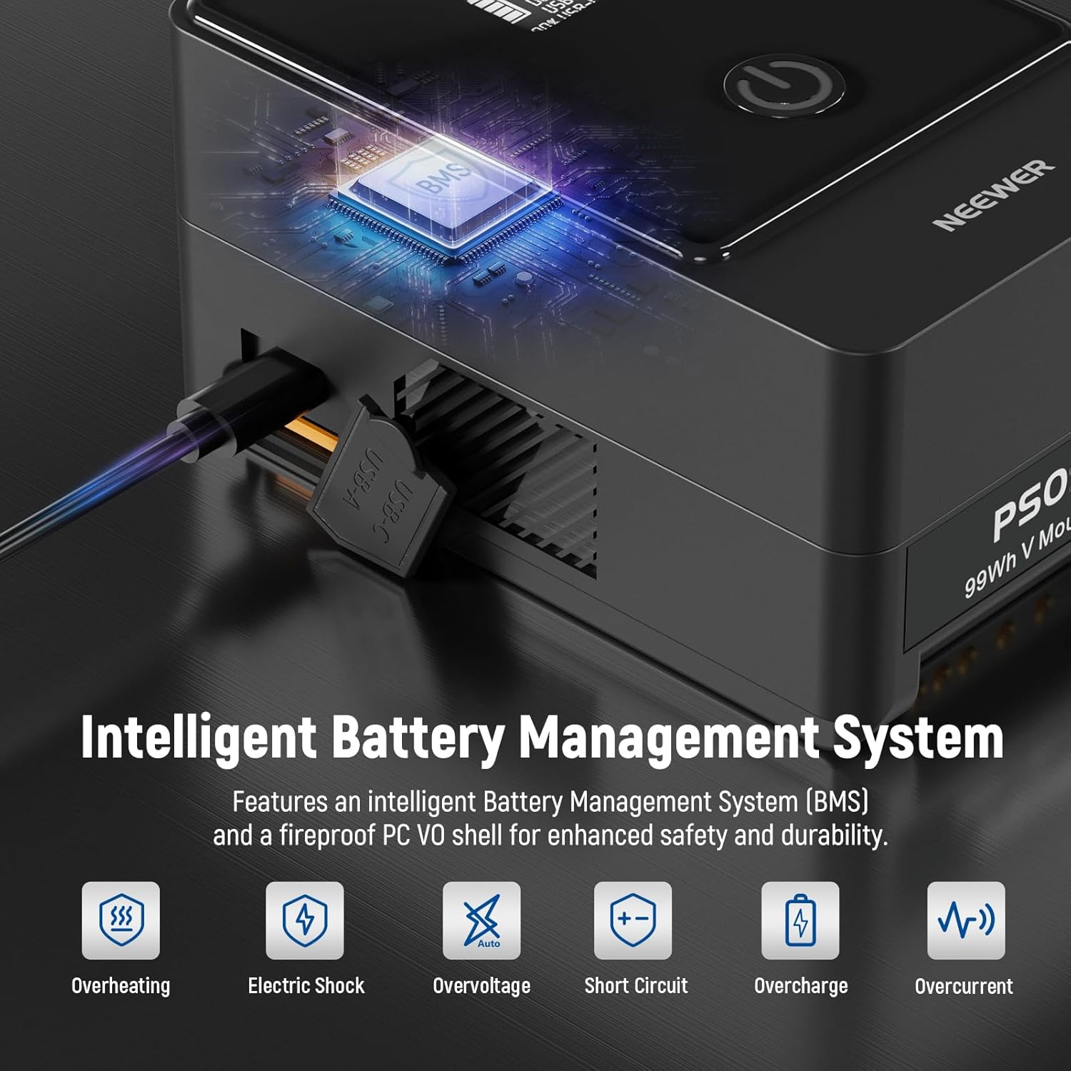 NEEWER PS099E/PS099F 6800mAh ミニ Vマウントバッテリー – NEEWER.JP