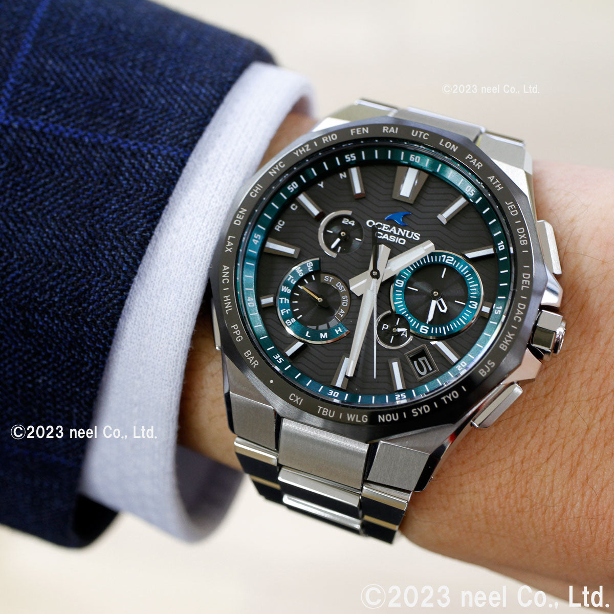 カシオ オシアナス 電波 ソーラー 腕時計 メンズ タフソーラー CASIO