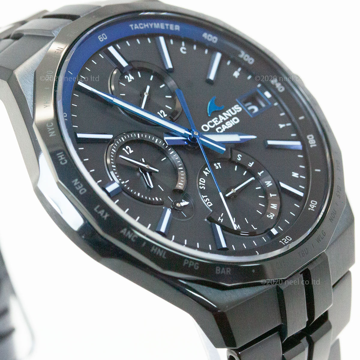 カシオ オシアナス マンタ 電波 ソーラー 腕時計 メンズ タフソーラー