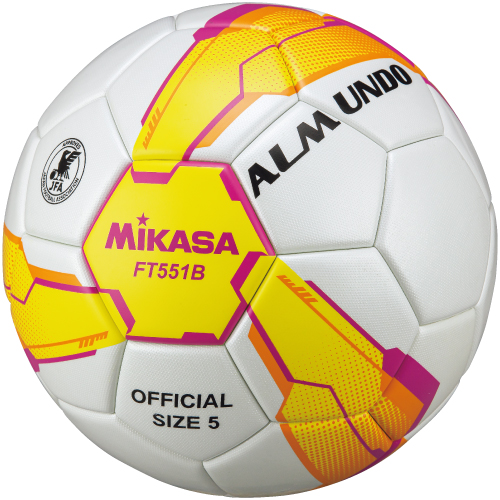 ミカサ公式通販】FT551B-YPサッカーボール 検定球5号 貼り | MIKASA