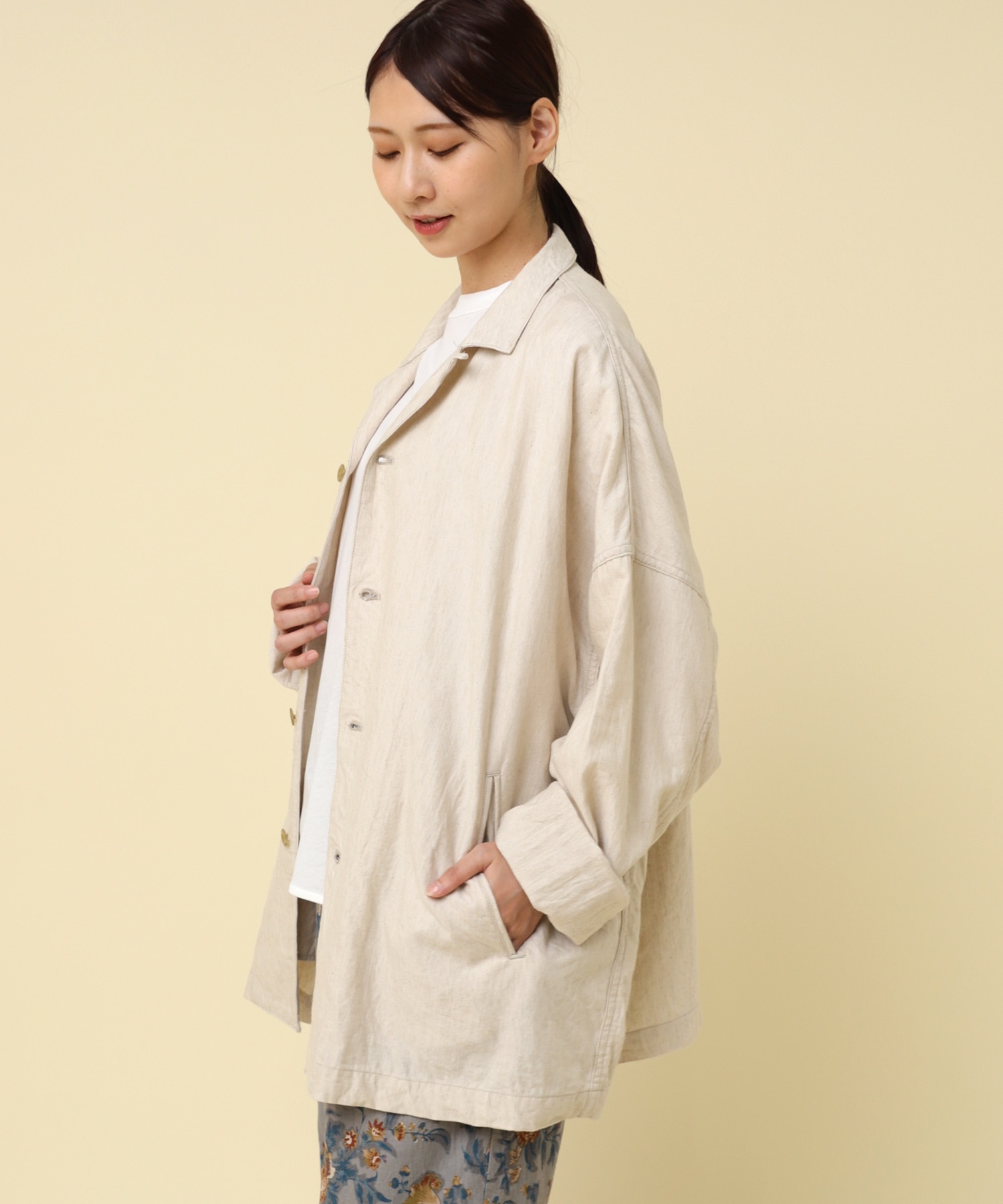 J2137 ちび衿ワークジャケット(F ブラック): アウター - RNA ONLINE