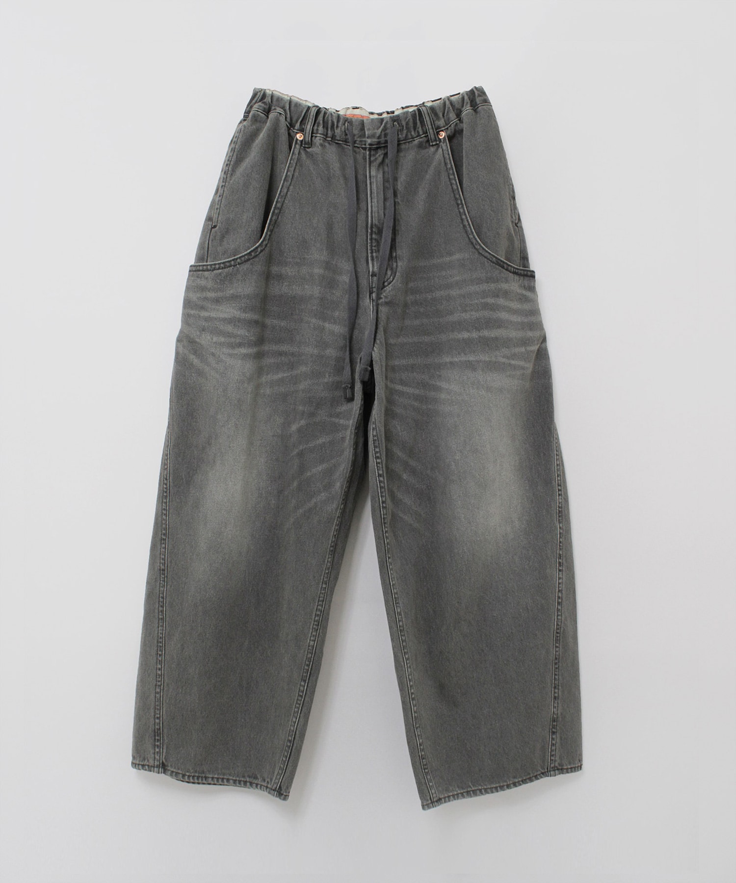 R4361 前ポケットがダブルなバギーパンツ(F ワンウォッシュ): パンツ