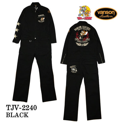 オールインワン VANSON×TOM&JERRY バンソン コラボ トム＆ジェリー