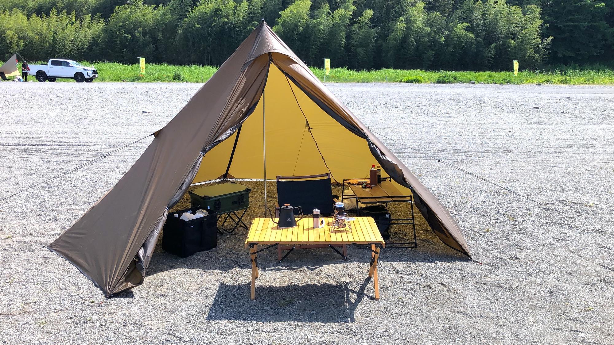 1万円台なのにかっこいい謎のテント「UnaFreelyテント」をレビュー