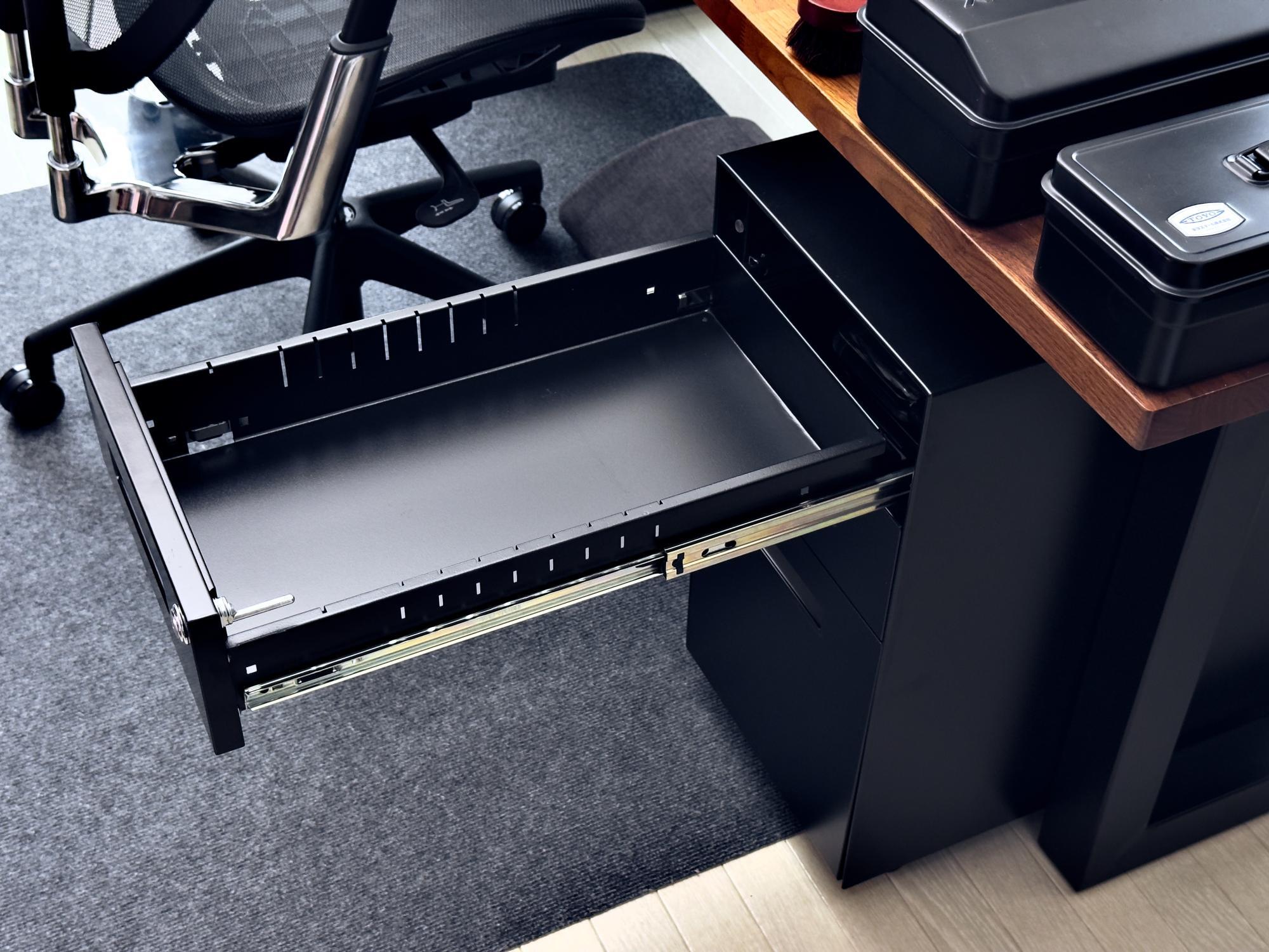 おすすめデスクワゴン KANADEMONO Simple Office スリムキャビネット