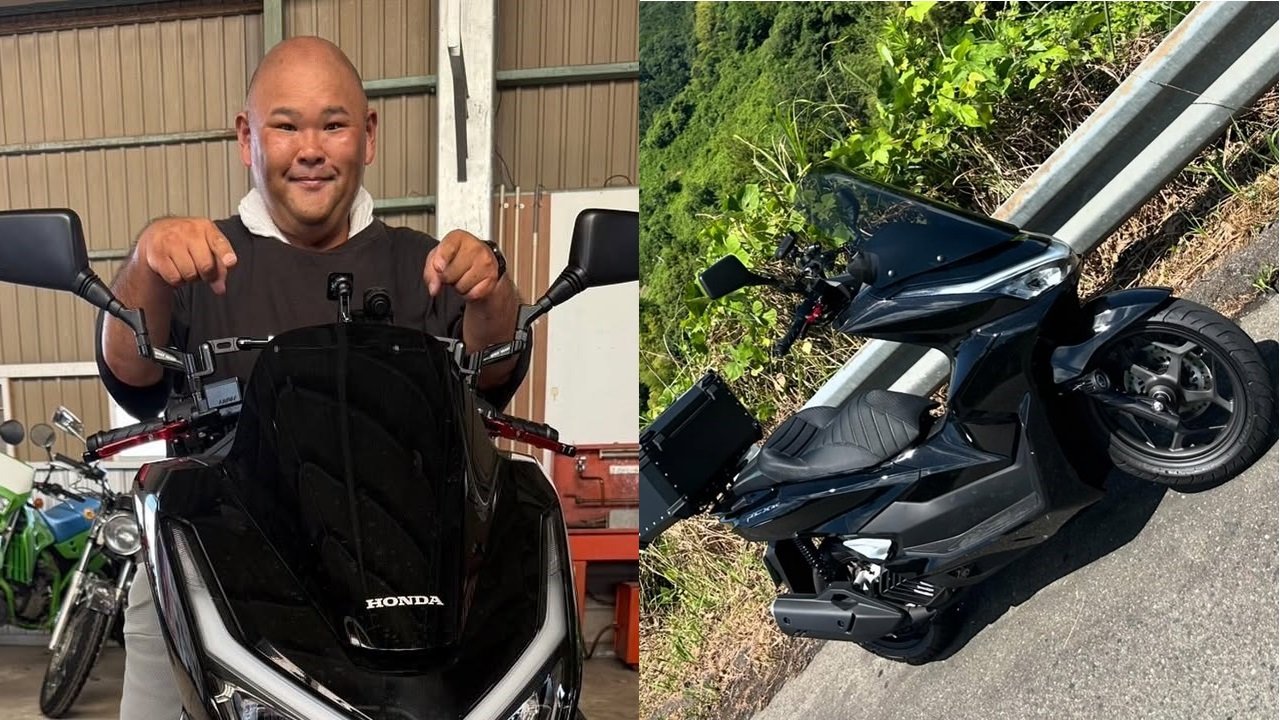 安田大サーカス 】HIROさん 新車バイクPCX160で「慣らしツーリング