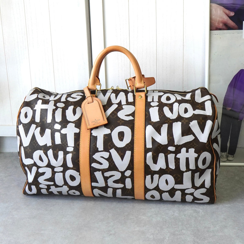 ルイヴィトン モノグラム グラフィティ キーポル50 ボストンバッグ