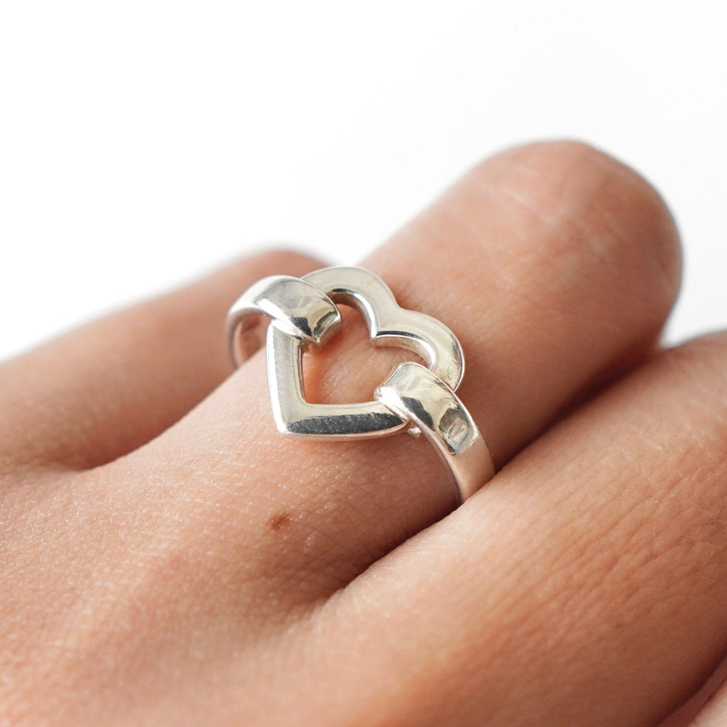 ティファニー ヴィンテージ ハートモチーフ シルバー925 指輪 リング