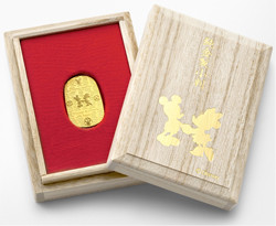 GINZA TANAKAがディズニーデザインの純金製大判・小判を発売! 千両箱も
