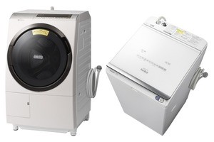 日立、液体洗剤・柔軟剤の自動投入機能を備えた洗濯乾燥機 | マイナビ