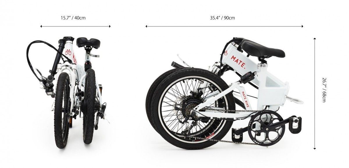 メイトバイク、街乗り特化の折りたたみ式ミニベロ電動アシスト自転車