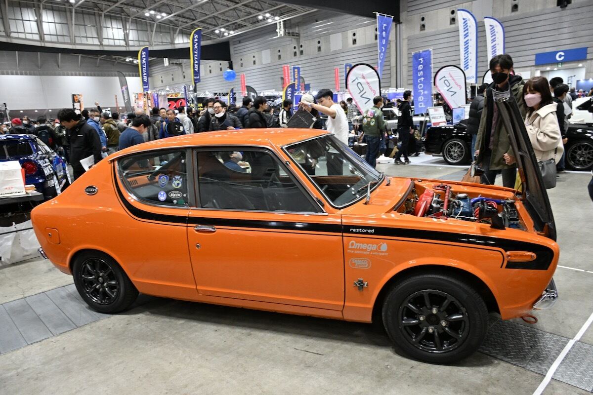 50年前の日産チェリーが今でも現役? 仲良し夫婦の愛車は状態良好