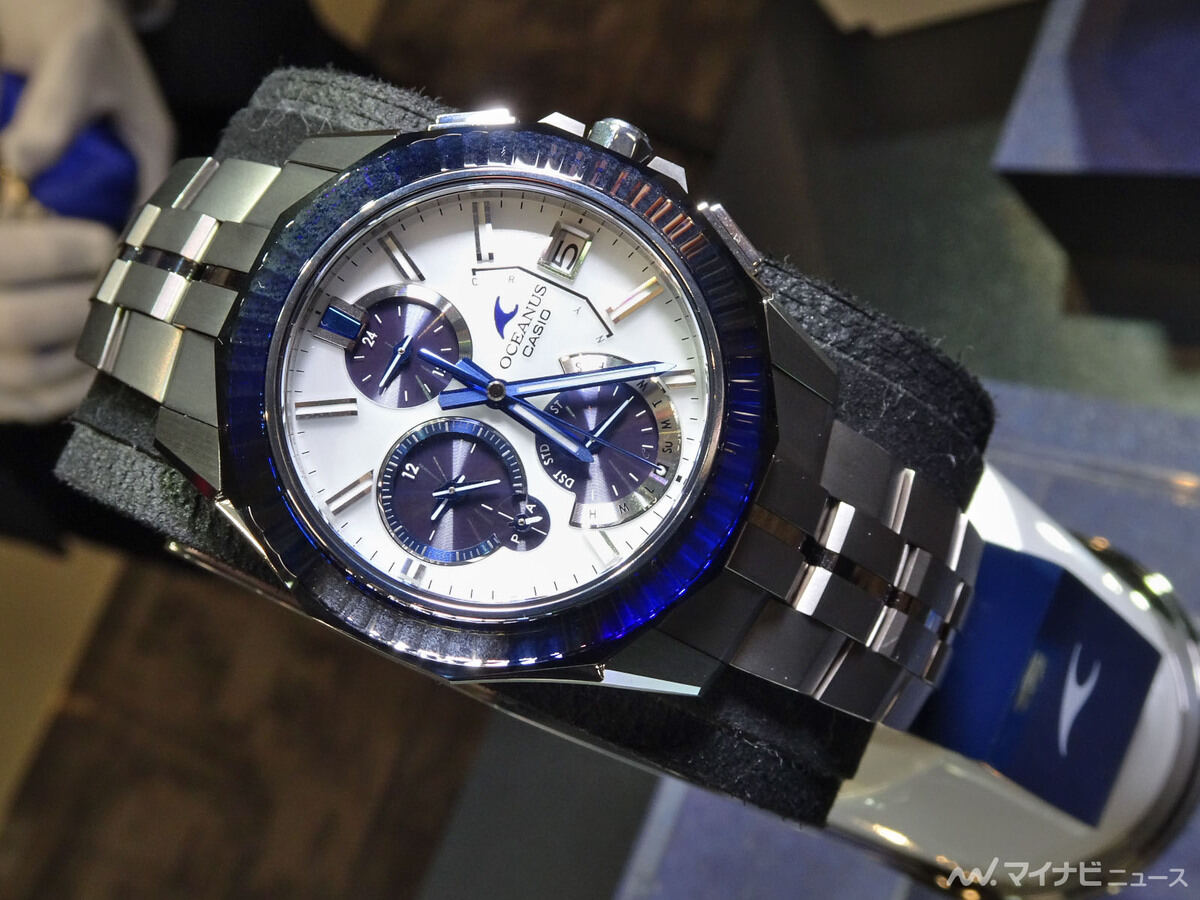カシオ 2025年6月発売のOCEANUS／MRｰGを実機写真で！ | マイナビニュース