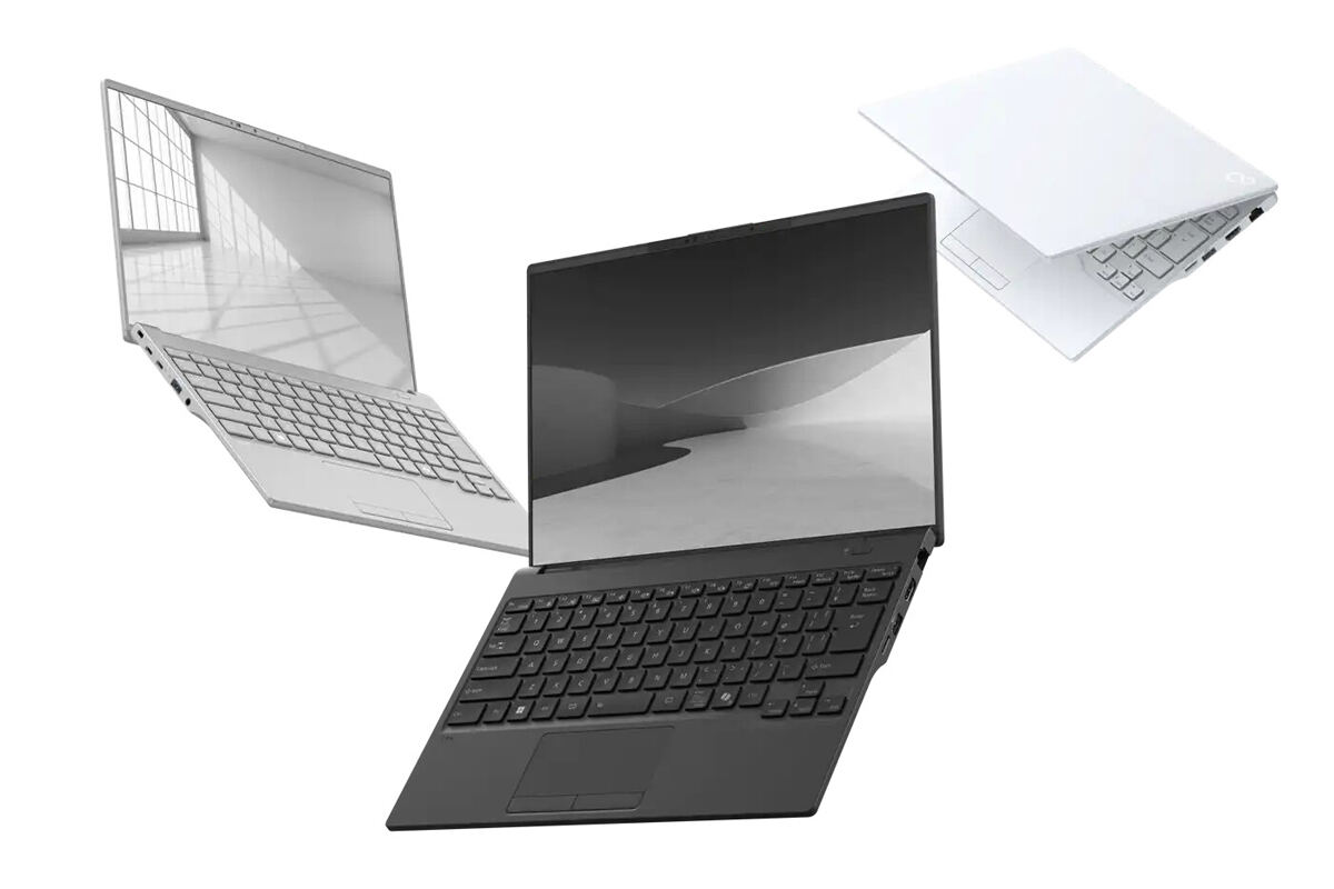 富士通「FMV」、約634gの世界最軽量14型モバイルPCに店頭モデル - 長
