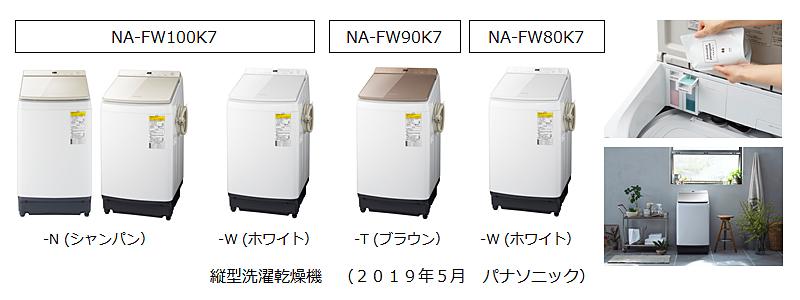 縦型洗濯乾燥機 NA-FW100K7他 3機種を発売 | 個人向け商品 | 製品