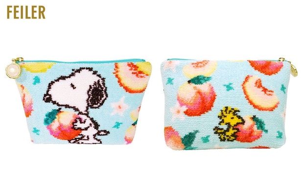 スヌーピーデザインのフェイラー秋の新作！パン柄とピーチ柄の全7