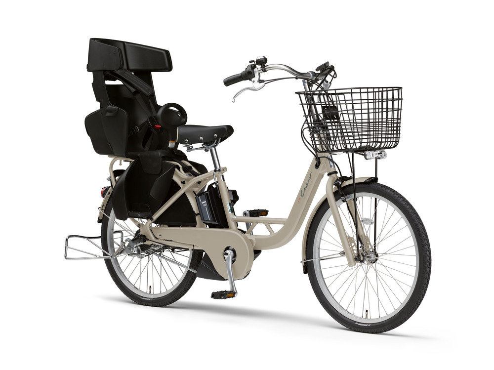 子ども乗せ電動アシスト自転車「PAS Crew」2023年モデル～感覚的操作を