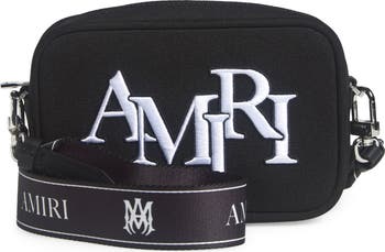 AMIRI Staggered Logo Canvas Camera Bag | Nordstrom