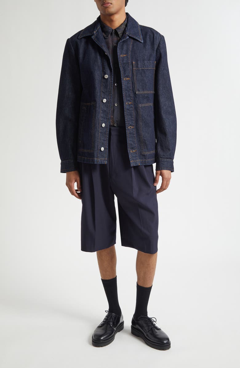 Dries Van Noten Vorman Denim Shirt Jacket | Nordstrom