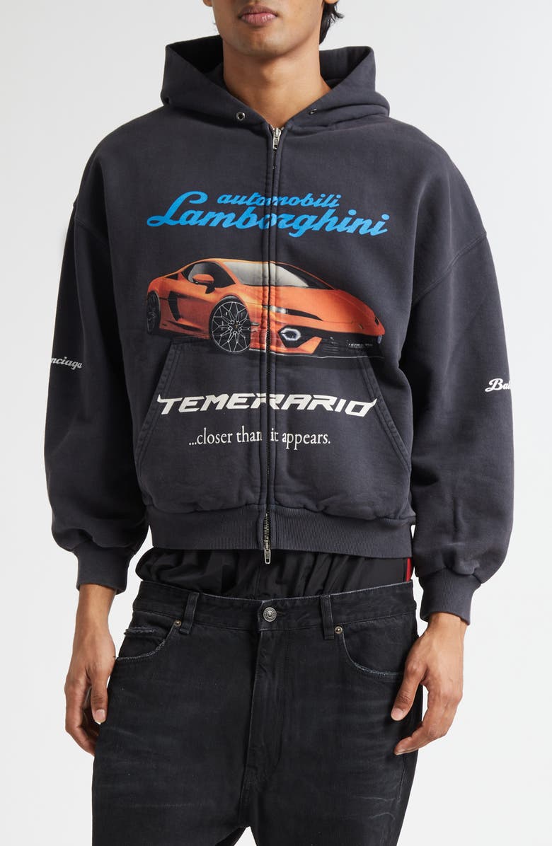 Balenciaga x Automobili Lamborghini Small Fit Full Zip Fleece