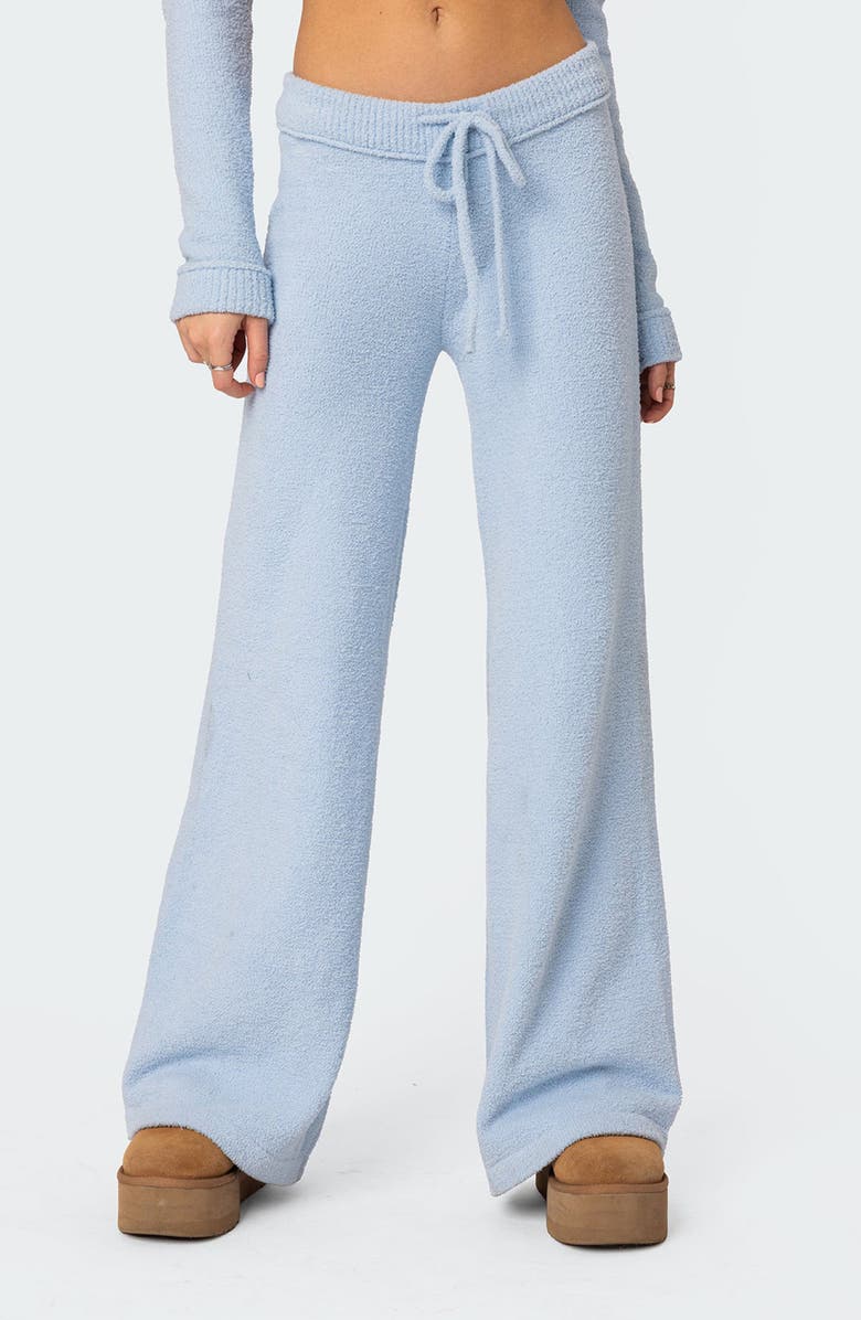 EDIKTED Plush Supersoft Knit Drawstring Pants | Nordstrom