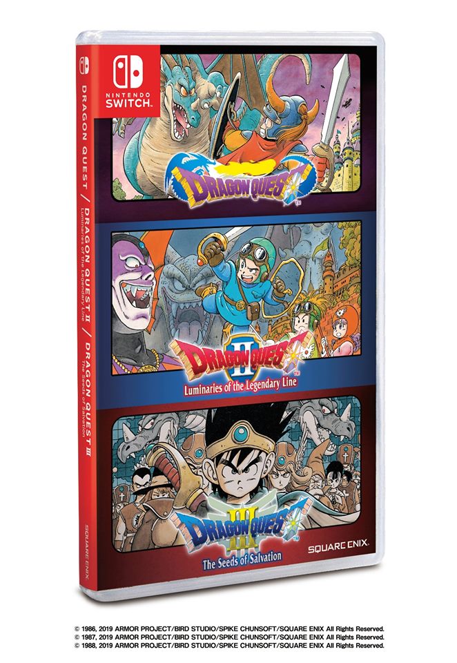 アジア向けSwitchパッケージ版『ドラゴンクエスト 1～3』の正式な