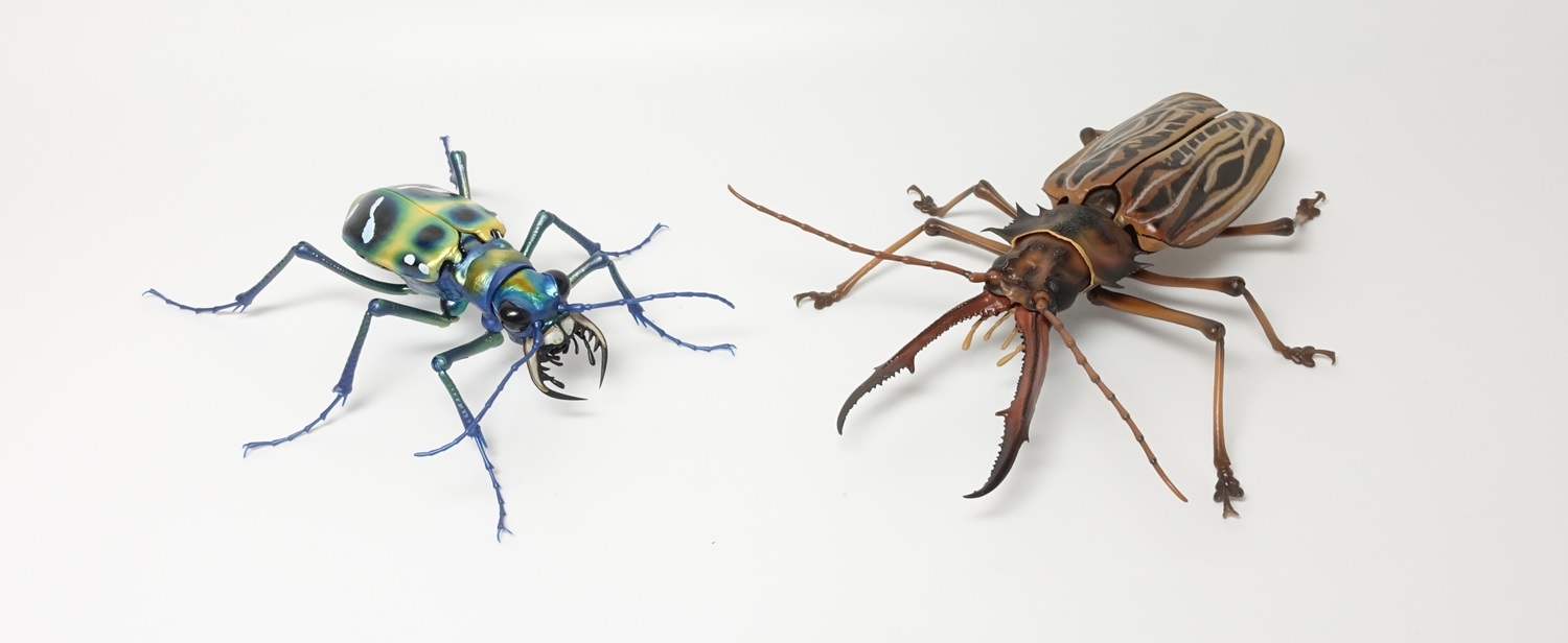 バンダイ いきもの大図鑑アドバンス オオキバウスバカミキリとハンミョウ