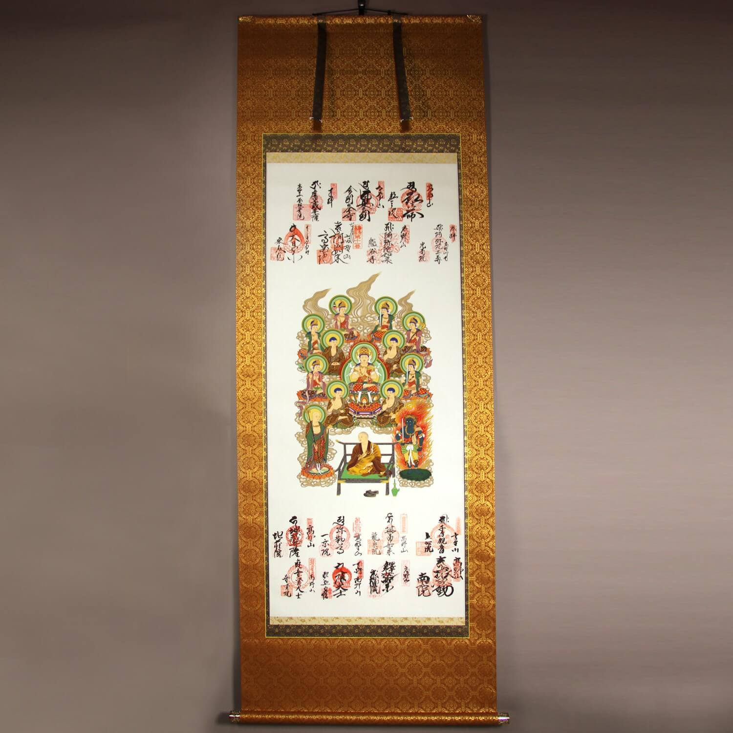 高野山十三佛 霊場御宝印軸 | 掛軸 ー 野村美術