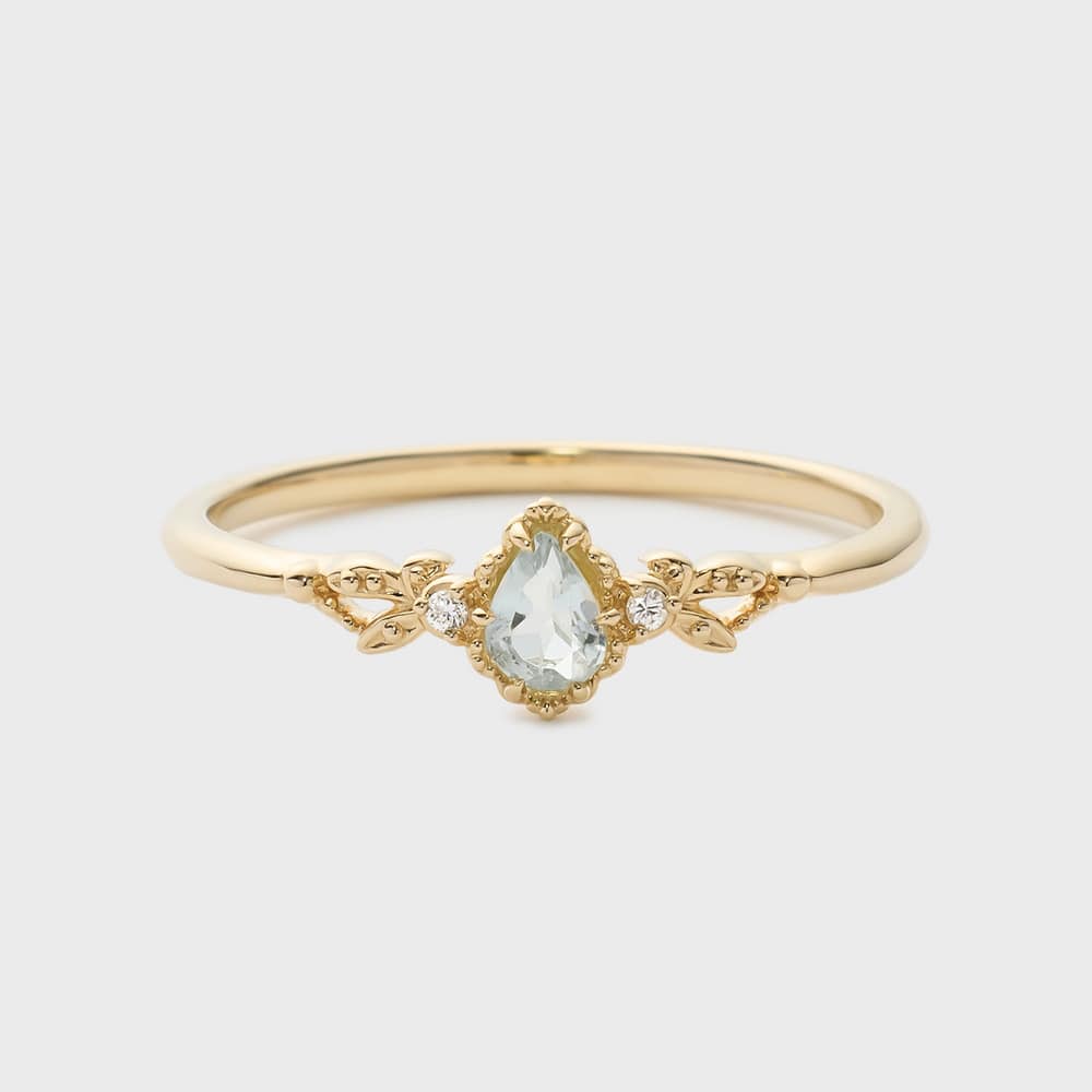 Pocket Ring】K10アクアマリンリング｜リング｜ノジェス 公式