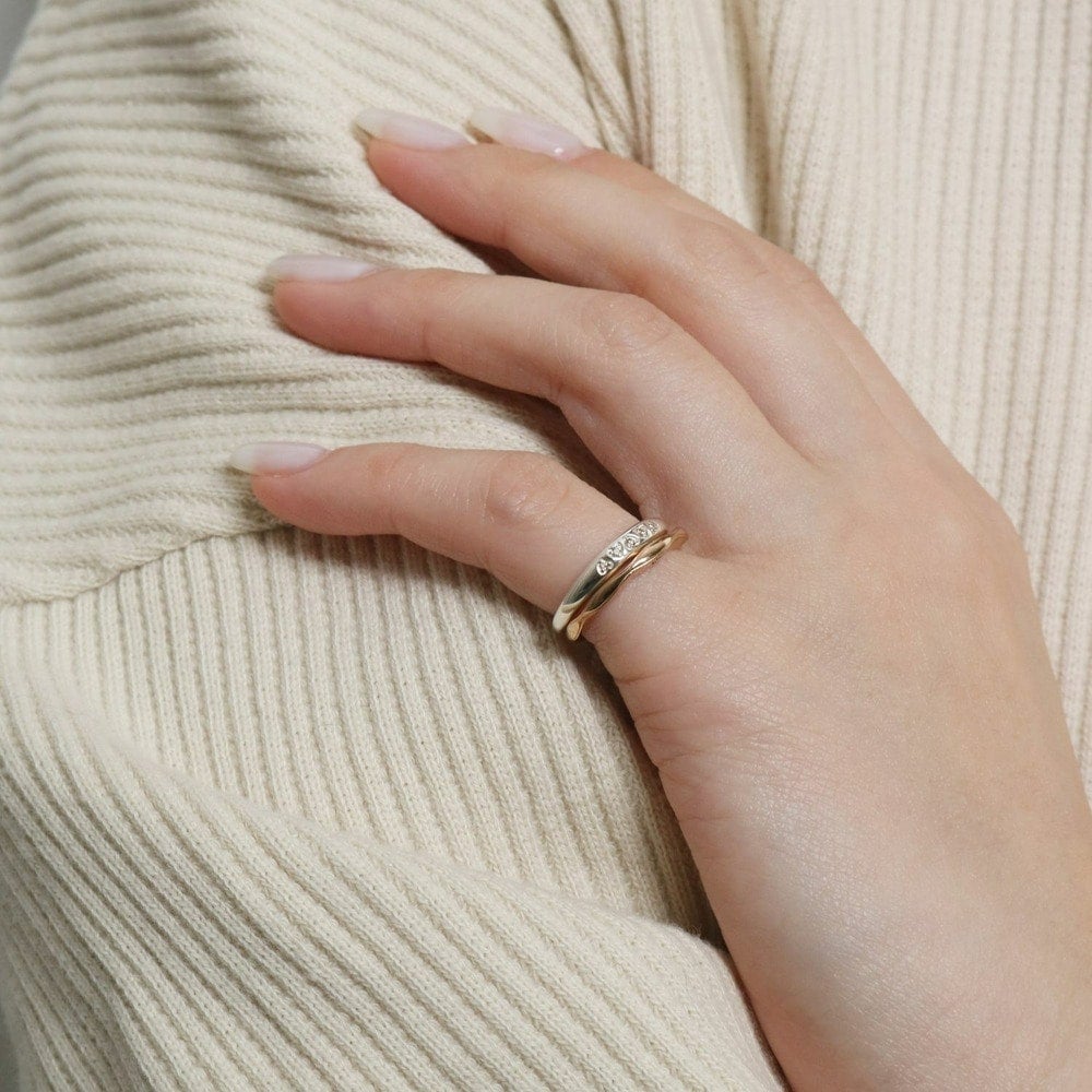 シルバーダイヤモンドピンキーリング｜ピンキーリング｜ノジェス 公式