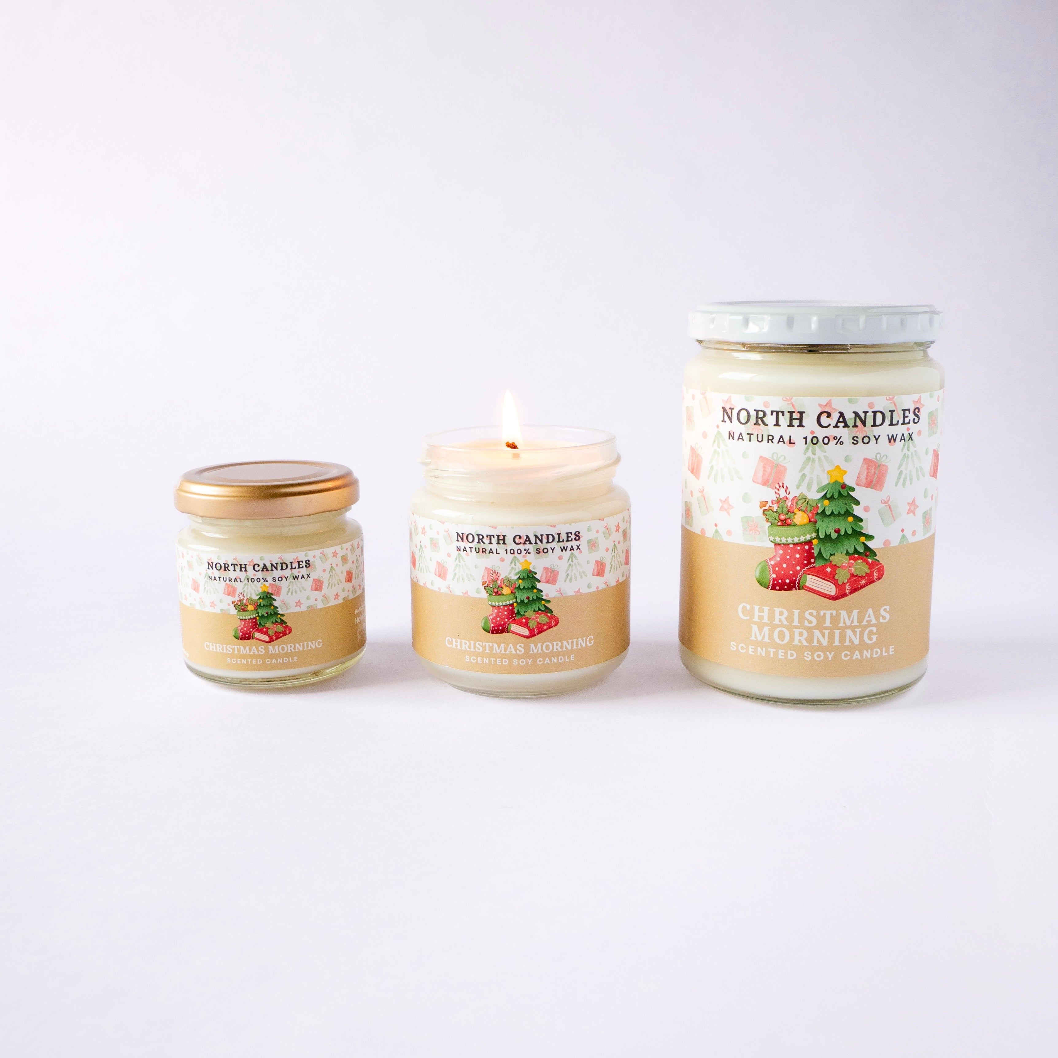 North Candles Christmas Scented Soy Candle Value Set in Japan Bundle