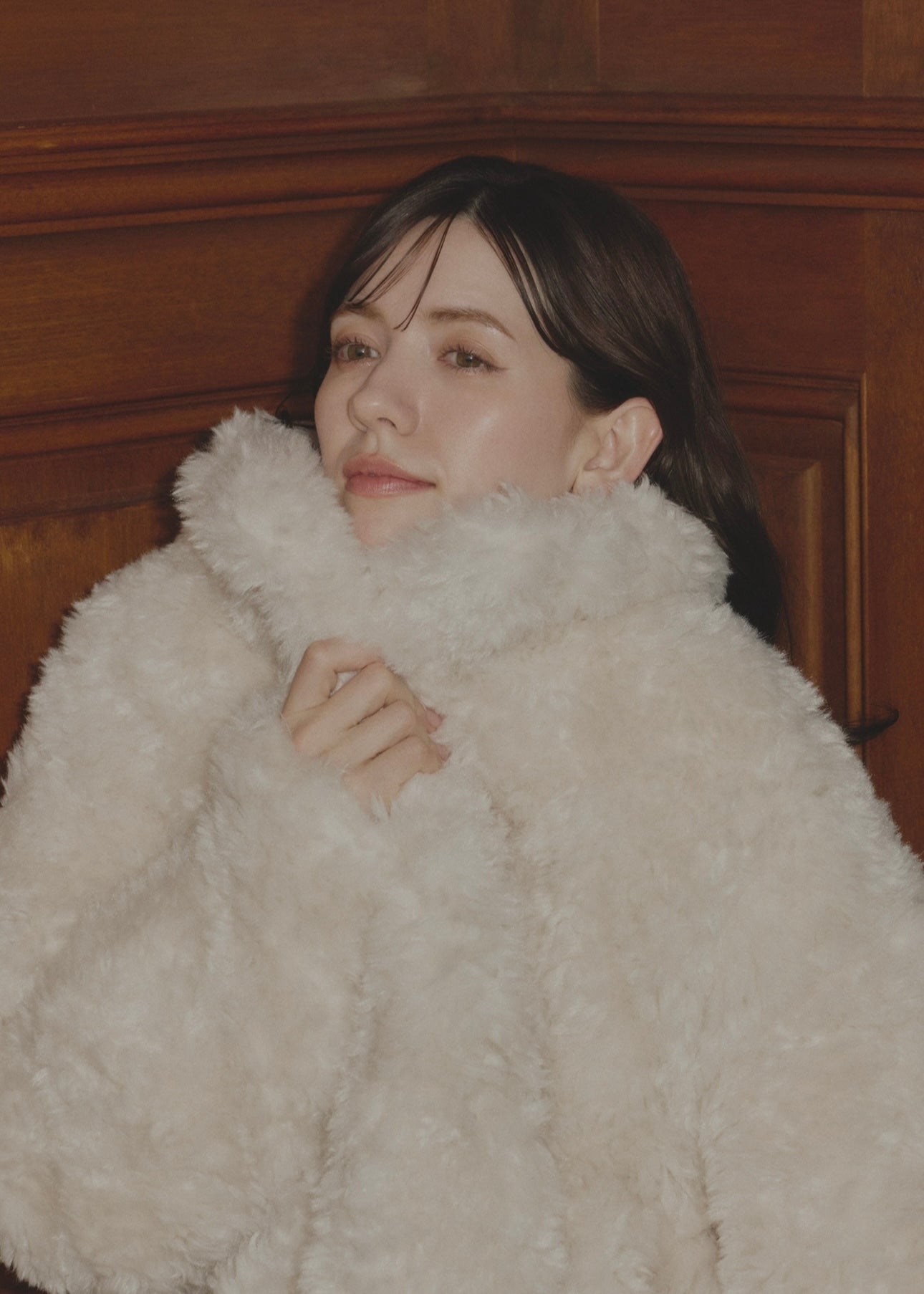 wave silhouette fluffy coat【12月下旬順次配送予定】 – NOTRE émor