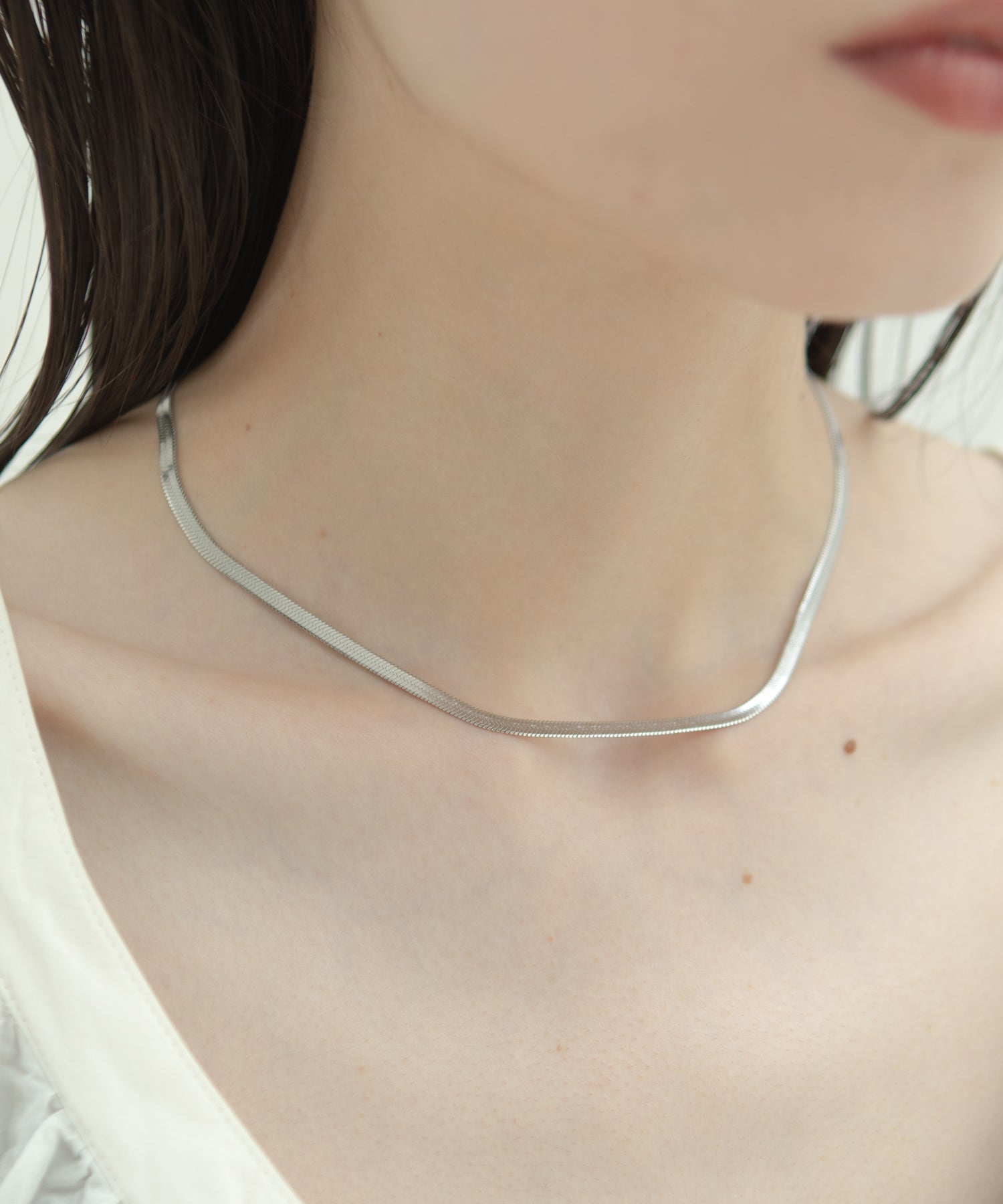 Snake Chain Necklace［Stainless］ | 大人の毎日使えるネックレス通販