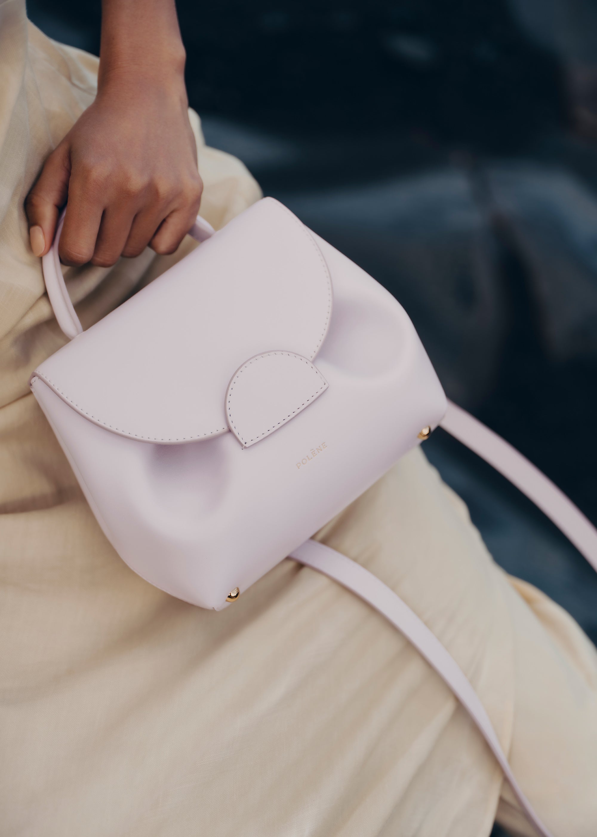 Polène | Bag - Numéro Un Nano - Smooth Wisteria – Polène NL