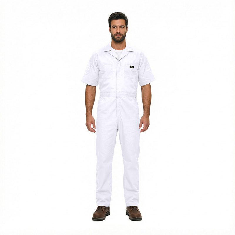 MENS SHORT SLEEVE COVERALL TALL (STYLE# 3991) - Natural Uniforms