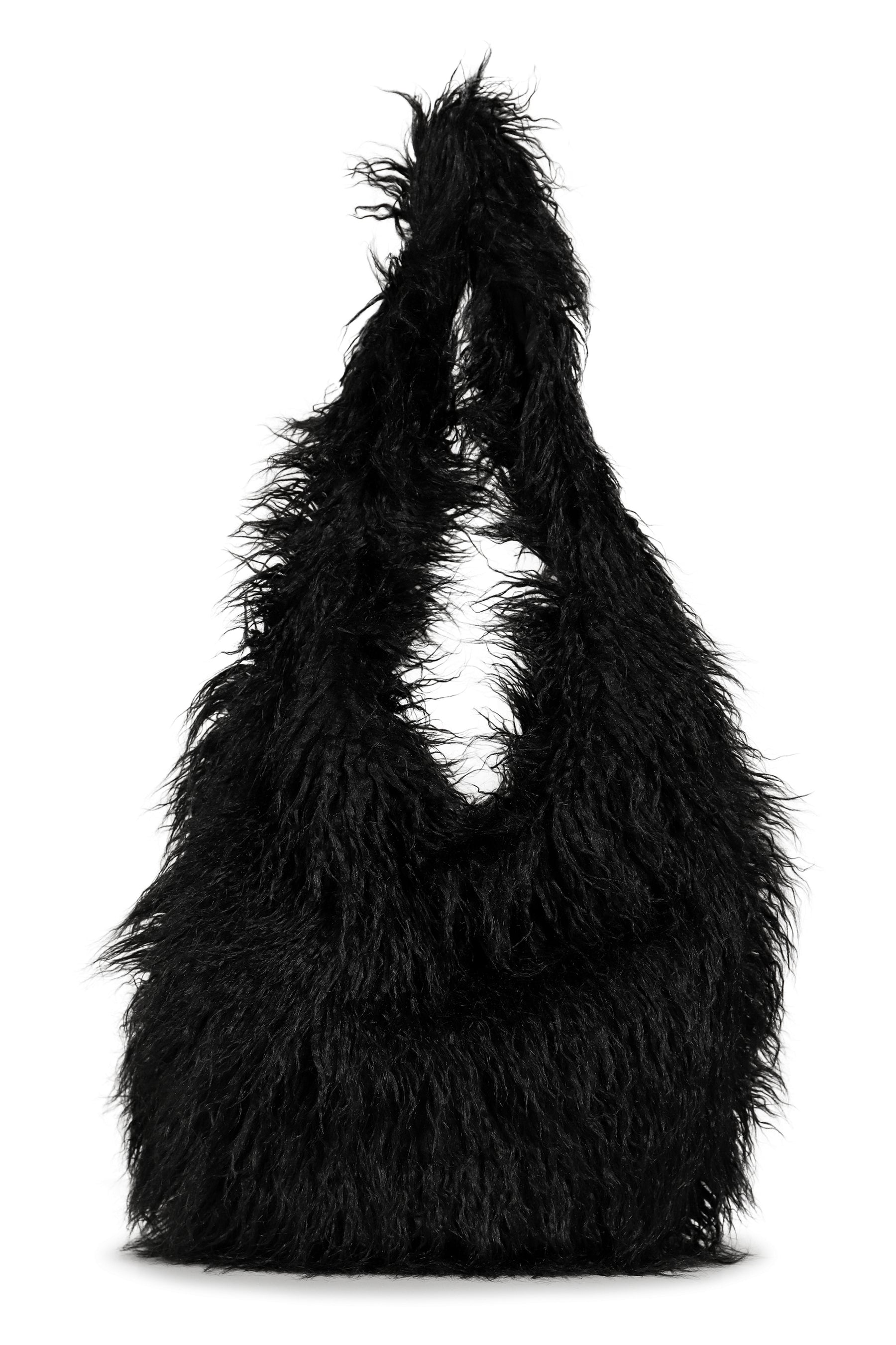 FILTH フィルス FW25 HAIRY FUR SHOULDER BAG / BLK - NUBIAN ヌビアン