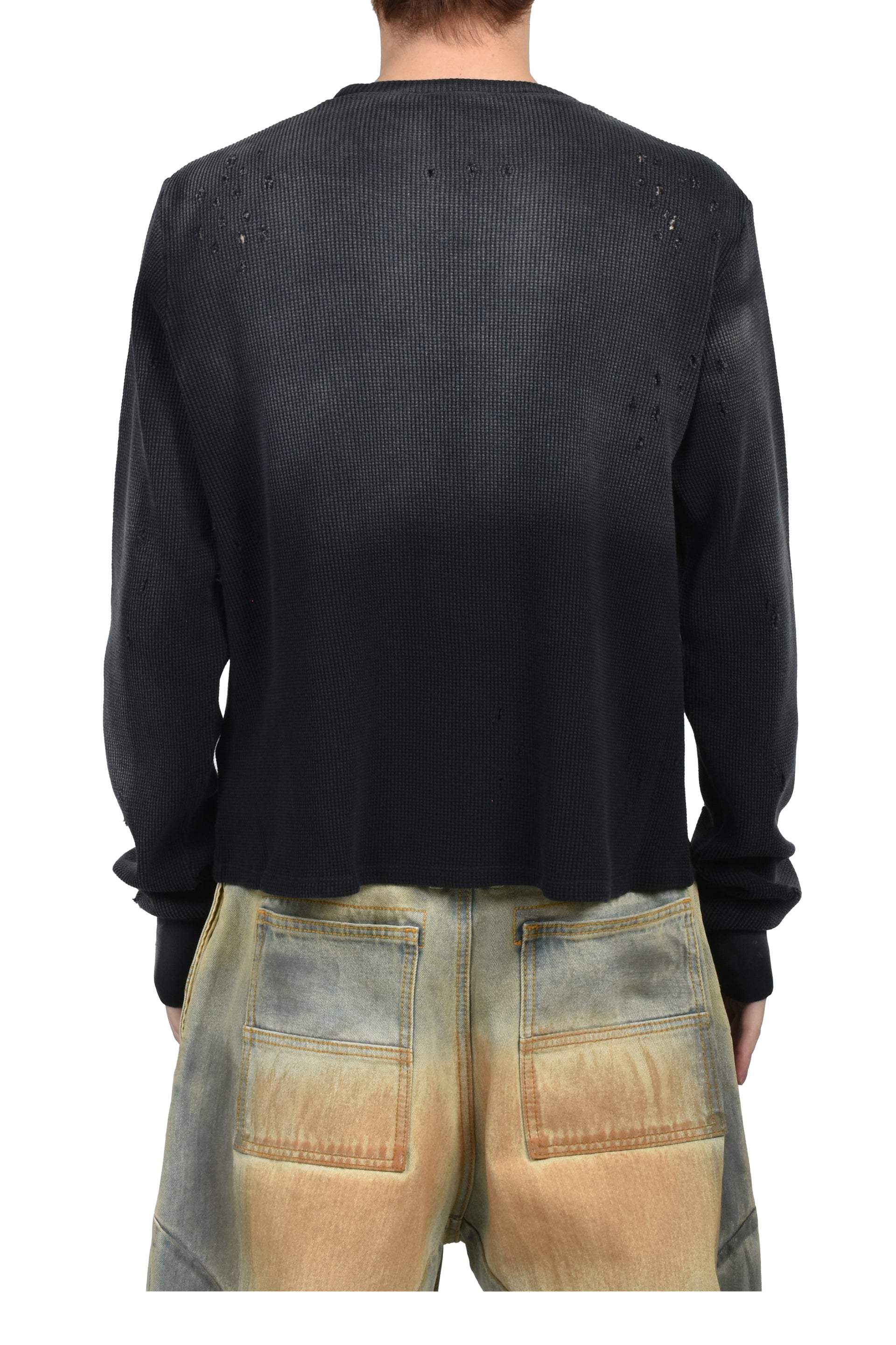 FILTH FW25 HAIRY FUR SCARF CAP / BLACK - NUBIAN