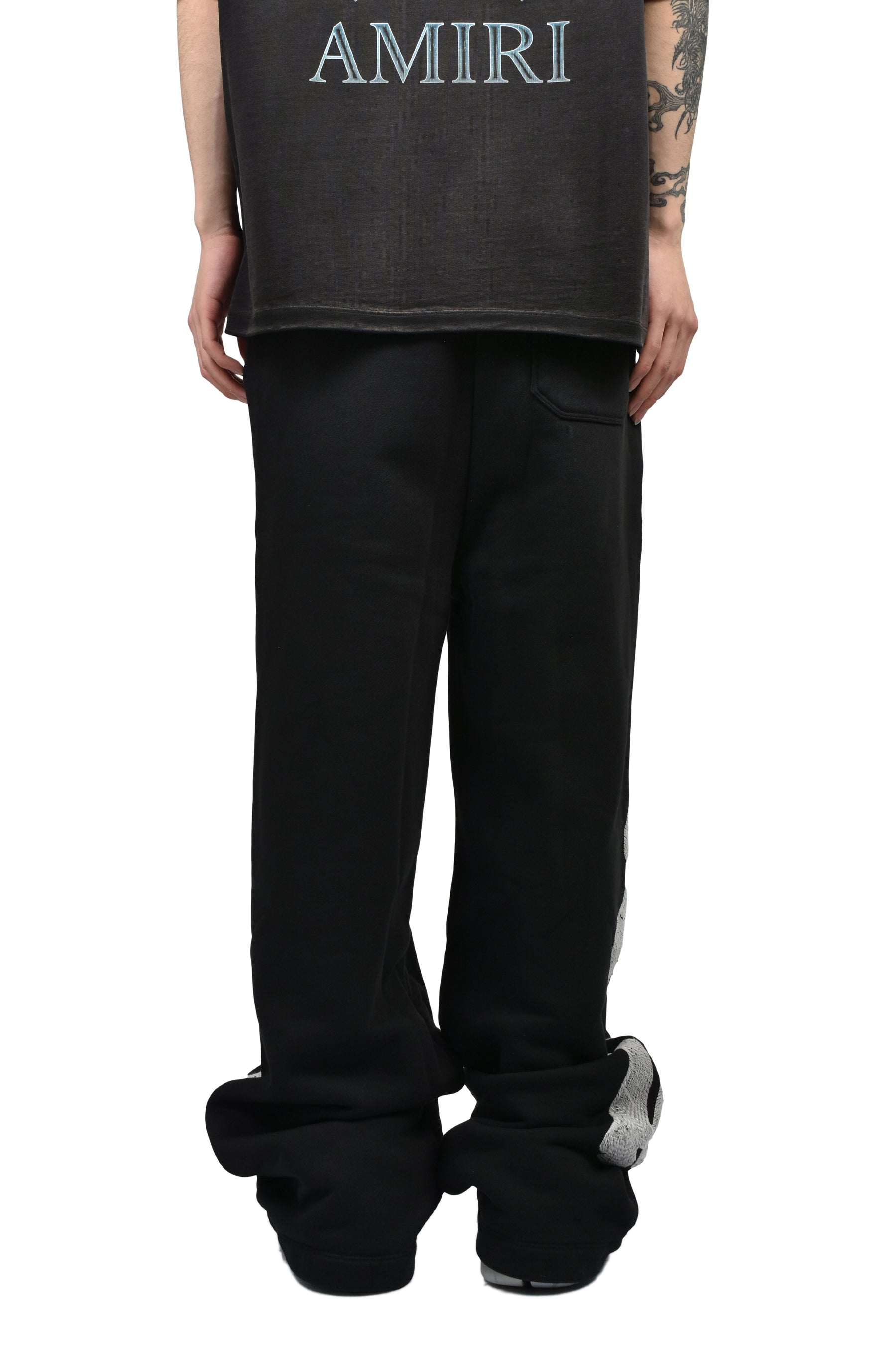 AMIRI アミリ SS26 BONES OVERSIZED SWEATPANT / BLK - NUBIAN ヌビアン
