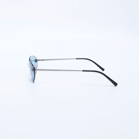 シャネル CHANEL リムレス ココマーク サングラス ブルー WS11234