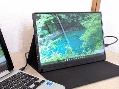 EVICIVのケーススタンド付き「13.3インチ モバイルモニター（フルHD