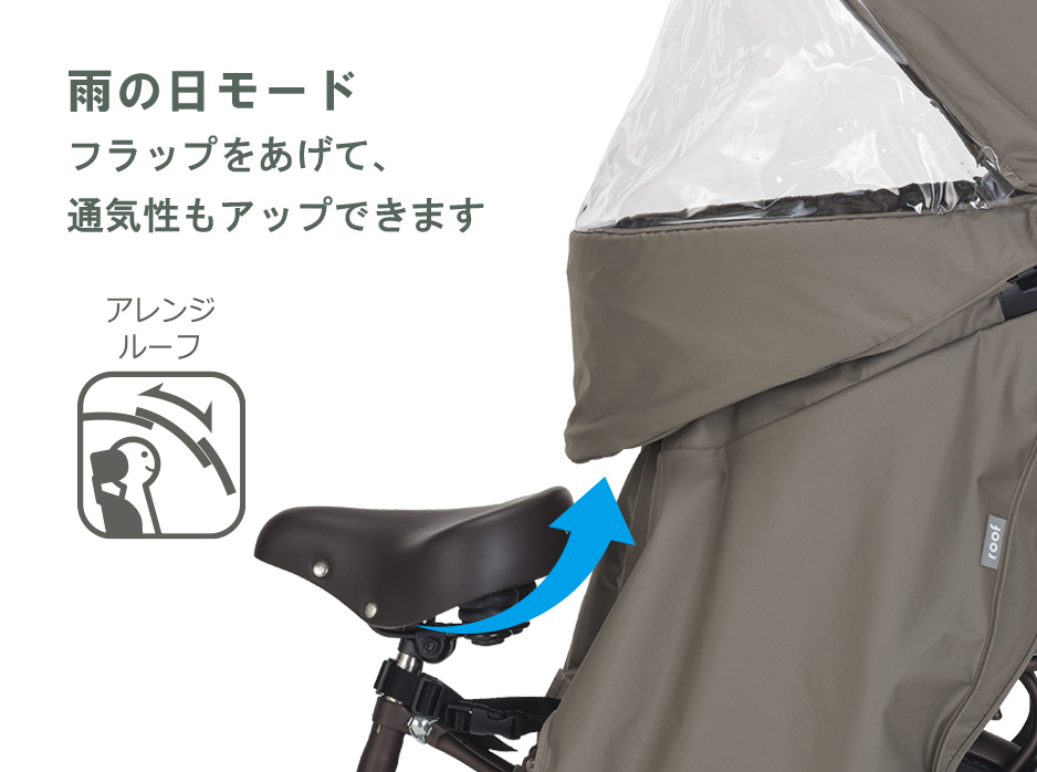 RCR-012（リヤチャイルドシート用レインカバー”ルーフキッズC”） | OGK