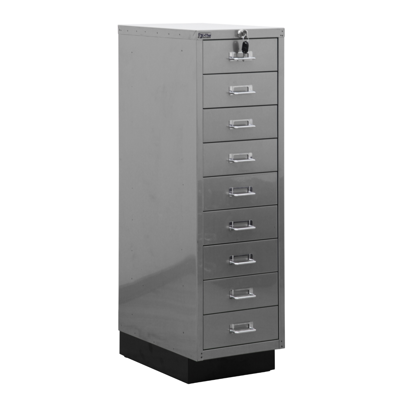 スチール製卓上デスクキャビネット（9段） | オリジナルオフィス家具の