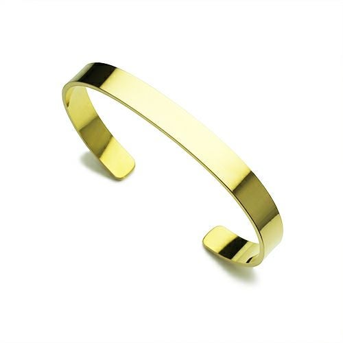 JBR080K18Y)平打ちFORGING（鍛造）バングルM-K18イエローゴールド
