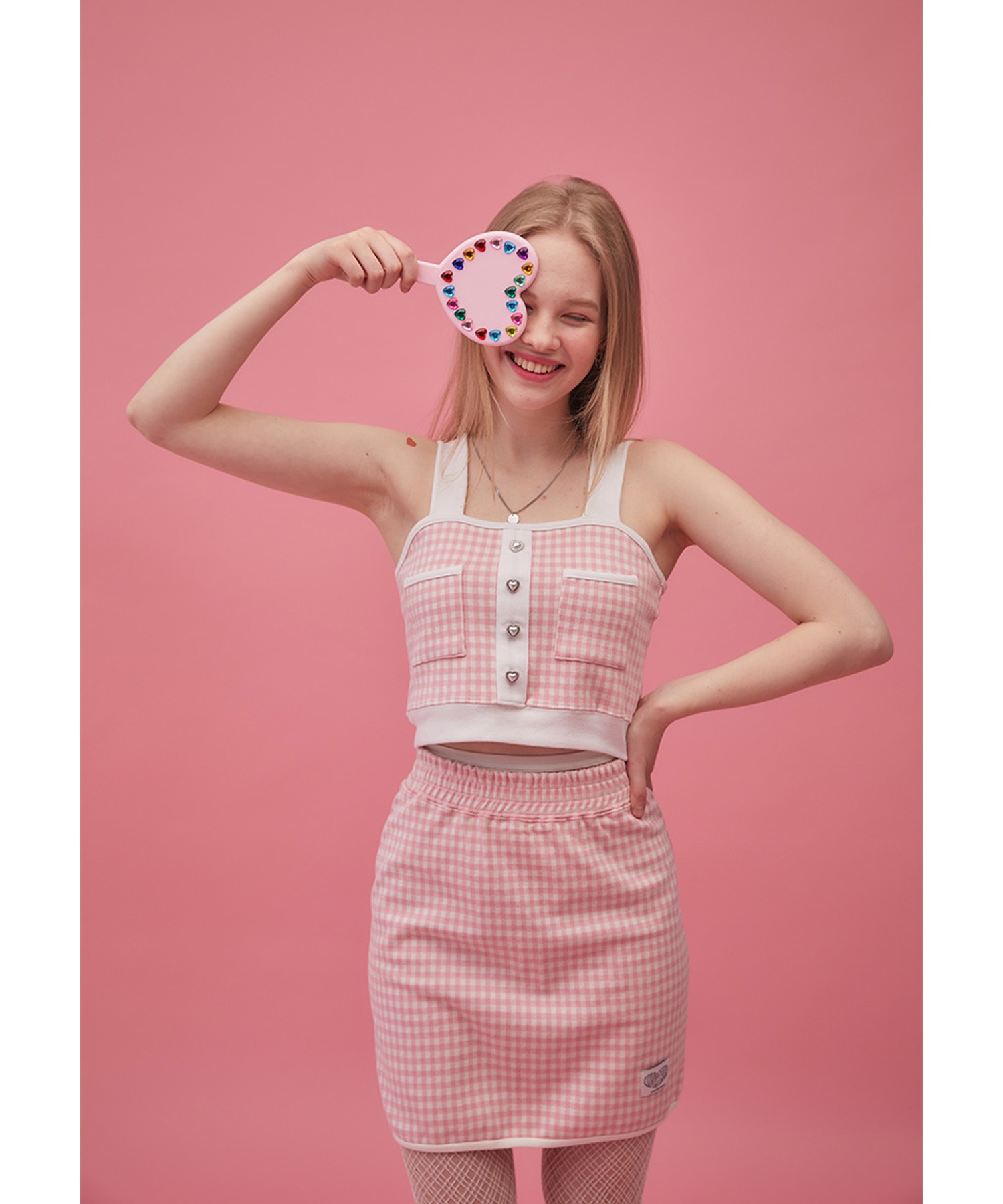 LUV IS TRUE/ラブ イズ トゥルー』GR CHECK SKIRT /チェック柄 ミニ