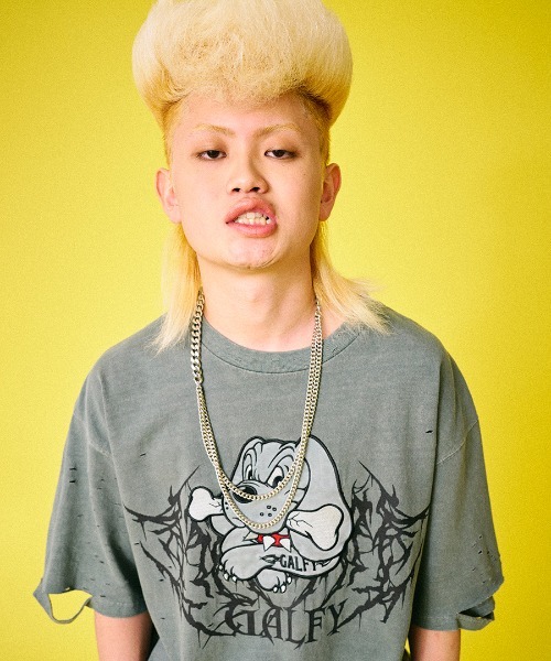 A'GEM/9 × .kom『GALFY/ガルフィー』 染め染めわんちゃんボロボロ