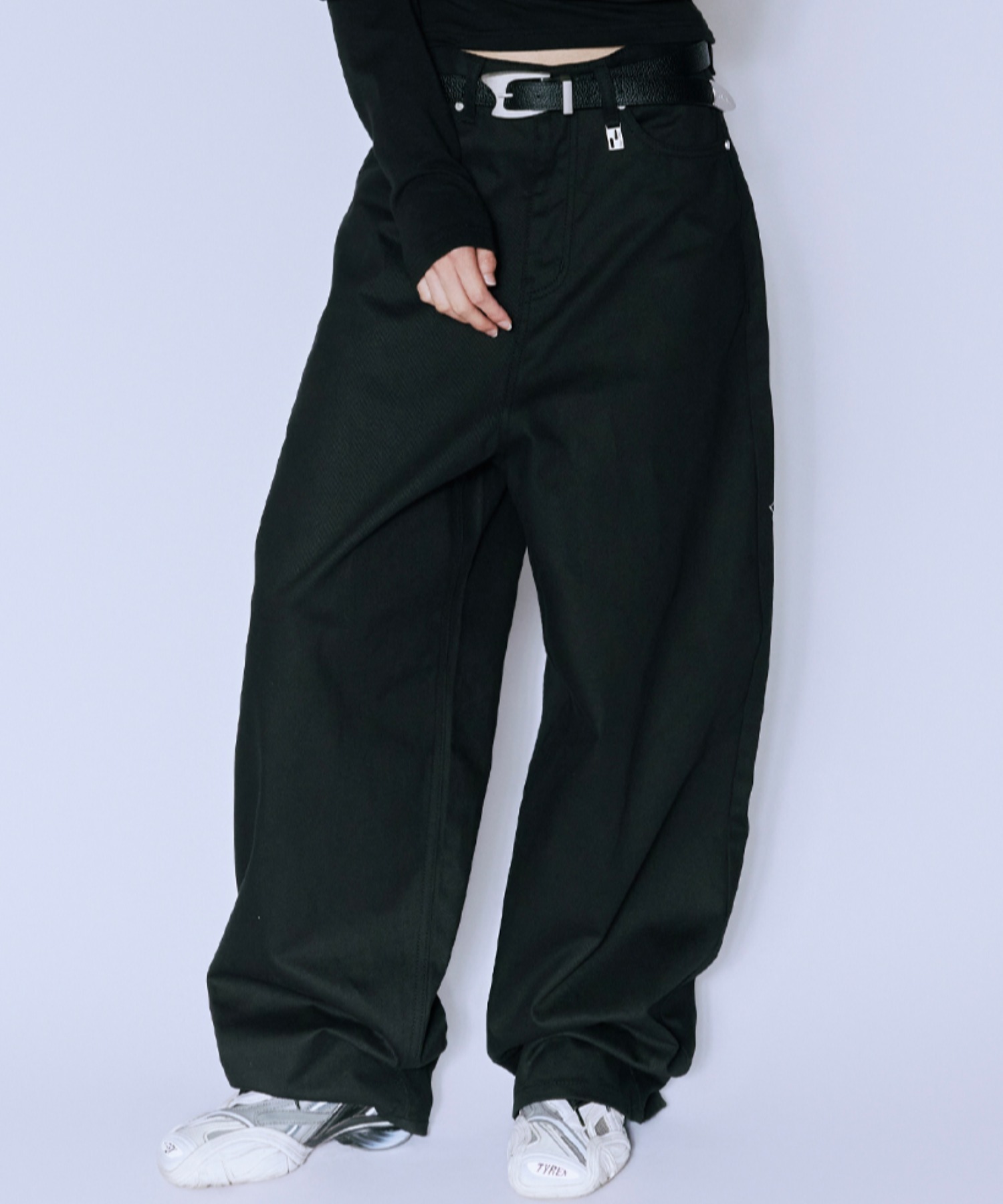 A'GEM/9 × .kom 『NIIER NOR/ニア ノア』 ROSE BALLOON DENIM PANTS